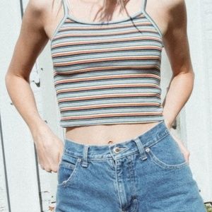 Striped Tank - Brandy Melville